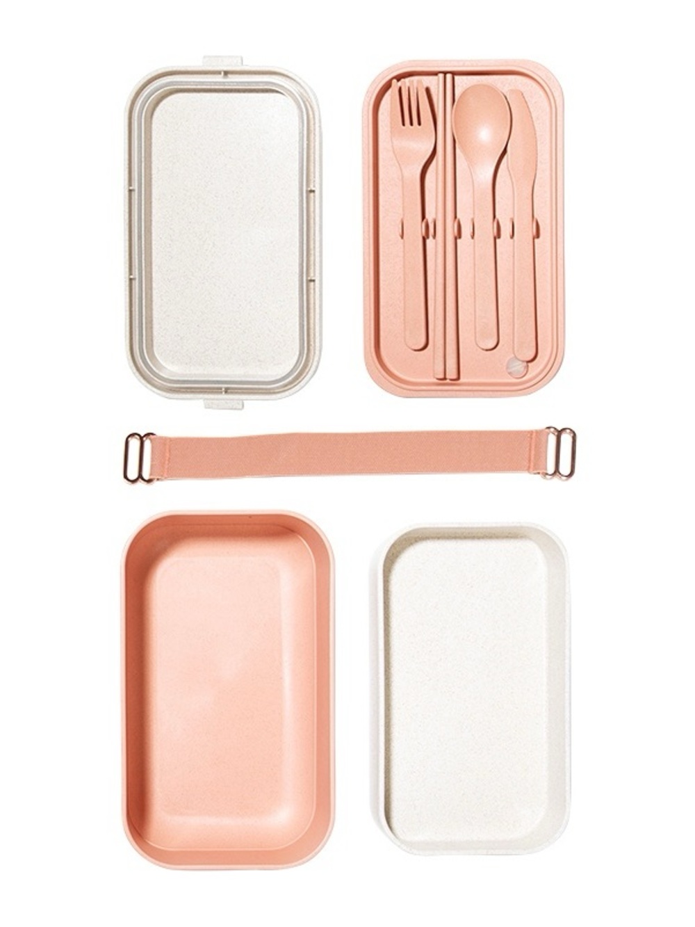 New In Box - Our Place Bento Storage Lunch Box with Utensils + Chopsticks